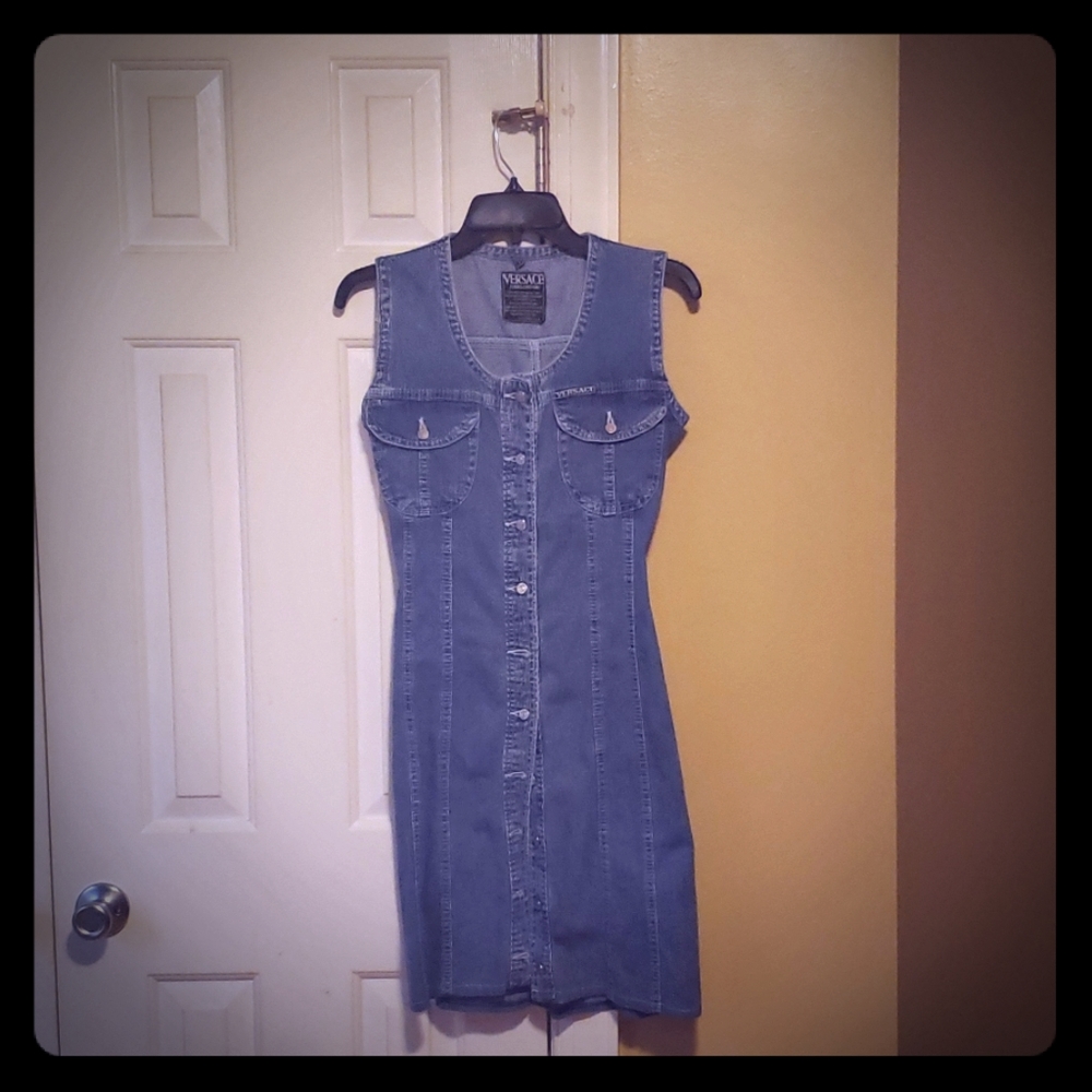 Versace denim dress